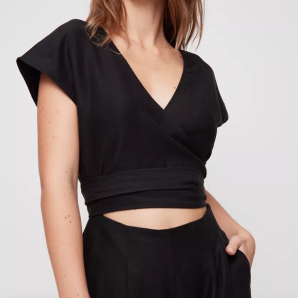 Wilfred Brax Jumpsuit Size 6 Black - Picture 3 of 7